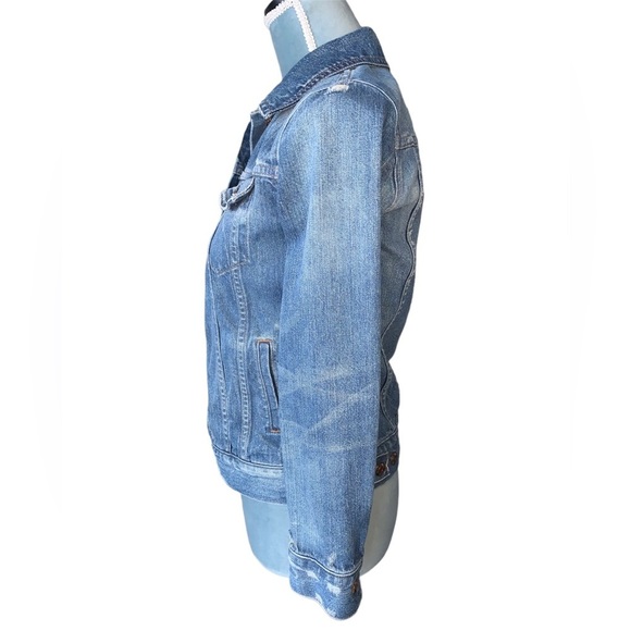 Madewell The Jean Jacket Distressed Size XS - Picture 7 of 12